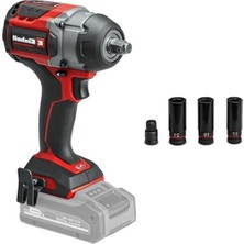 Cekar Store Einhell Professional Akülü Darbeli Somun Sıkma Tp-Cw 18/750-C Li Bl-Solo Power X-Change (18 V, 750 Nm Tork Seviyesi, 1000 Nm Serbest Bırakma Torku, Kömürsüz, Harici Kare Uç Soketi)
