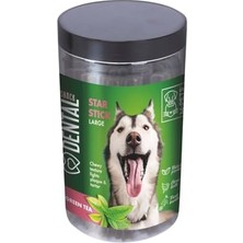 Cekar Store Dental Snack Green Tea Star Stıck Large Ödül 510GR