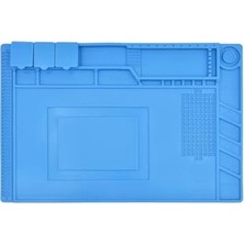Cekar Store Monte Lua Isıya Dayanıklı Silikon Tamir Onarım Lehim Matı Pedi Magnetli-Antistatik (45X30 Cm), Tamir Matı