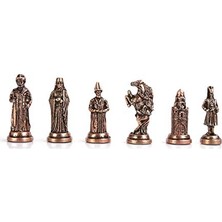 Cekar Store Büyük Boy Metal Osmanlı Bizans Satranç Taşı Antik