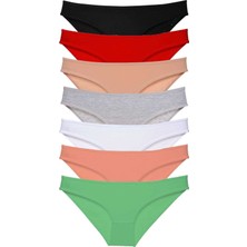 7 Adet Süper Eko Set Likralı Kadın Slip Külot Set 1 Mery Woman