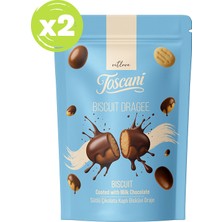Toscani Sütlü Çikolata Kaplı Bisküvi Draje 2 x 60GR