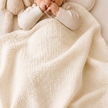 Ella Bonna Pamuklu Müslin Battaniye Puset Örtüsü Hediyelik Çok Amaçlı Örtü 80X90CM Renk Seçenekli