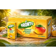 Bronto Mango Aromalı Içecek 200 ml X27 Adet