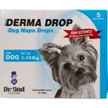 Köpek Bakım Damlası 1-10 kg 5'li Damla Paketi 5 x 1 gr