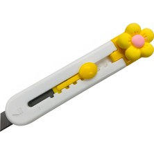 Elegantshop Mini Maket Bıçağı Falçata 9 cm 665A-CICEK