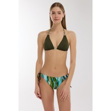 Ayyıldız 5613 Yeşil Üçgen Bikini Takımı
