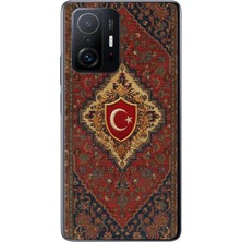 Le Balvo Xiaomi Mi 11 T-11 T Pro Uyumlu Türkiye Bayraklı Halı Baskılı Silikon Kılıf