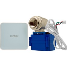 U-Prox Valve DN15 Kablosuz Akıllı Su Vanası (Telefondan Kontrollü ve Pilli)