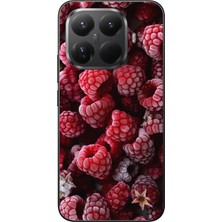 Le Balvo Xiaomi Mi 15T Pro Uyumlu Ahududu Frambuaz Baskılı Silikon Kılıf