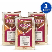 Deco Farm Yasemin Pirinç 1 kg x 3 Adet | Jasmine Pirinç | Aromatik Pirinç