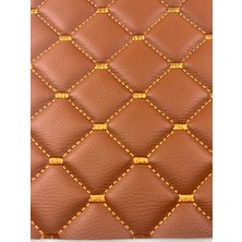 Sayın Tekstil Kapitone Baklava Desenli Deri Oto Döşemelik