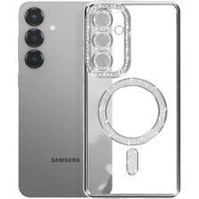 Die Grup Mey Ithalat®  Samsung Galaxy S26 Plus Joke Simli Magneticsafe Kılıf - Gümüş