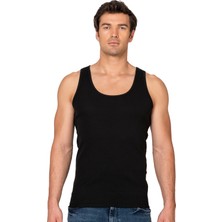 Özkan Underwear Özkan 12444 Erkek %95 Pamuklu Fitilli Derby Ribana Esnek Rahat Kalın Askılı Atlet