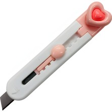 Elegantshop Mini Maket Bıçağı Falçata 9 cm 665A-KALP