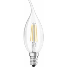Osram LED 4W 2700K 470LM E14 Duy Flamanlı Sarı Işık Ampul