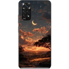 Le Balvo Redmi Note 11 - 11S Uyumlu Ay Gecesi Baskılı Silikon Kılıf
