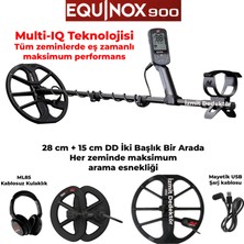 Minelab Equınox 900 Izmit Dedektör Profesyonel Metal Altın Define Arama Dedektörü Su Geçirmez Multiıq