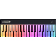 Partykeys Keyboard - Light-Guided Mıdı Piano Keyboard | Black