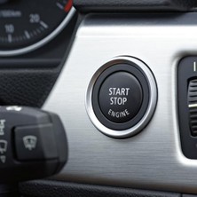 Skygo Start Stop Basma Düğmesinin Kapağı Siyah Bmw 3 Serisi E90 ile Uyumlu 2005-2011