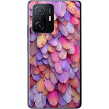 Le Balvo Xiaomi Mi 11 T-11 T Pro Uyumlu Tüylü Kalpler Baskılı Silikon Kılıf