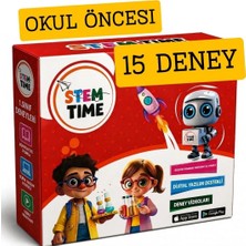 Oscar Stem Time Okul Öncesi Deney Seti Kutu Içeriği (15 Deney)