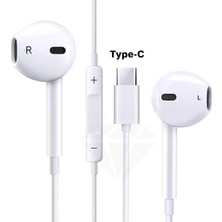 Eymen Bilişim Emox Redmi Note 8  Uyumlu Type-C Kulaklık Stereo Mikrofonlu Kaliteli Kulaklık