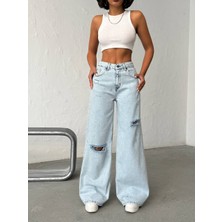 Aida Fashion Lazer Baggy Jeans