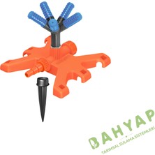 Bahyap Dairesel Sehpalı Beşli Sprink Bahçe Sulama Fıskiye