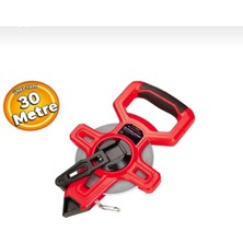 İzeltaş Izeltaş İZL30 Saplı Arazi Şerit Metre 30 Metre Bez Arazi Metresi 30 Metre