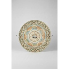 6'lı Toledo Servis Tabağı 24CM Dijital Celest Rinart