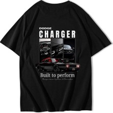 Brz Collection Unisex Oversize Built To Perform T-Shirt Siyah