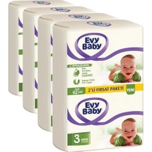 Skygo Evy Baby Bezi Midi 8'li Paket 3 Beden 62 Adet
