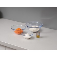 masterchef Borart 4 Parça Borasilikat Cam Hazırlık ve Servis Seti ( 3 Kase + Ölçü Bardağı )