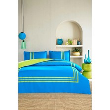 Özdilek Neon Frame Çift Kişilik Lastikli Çarşaf Nevresim Takımı