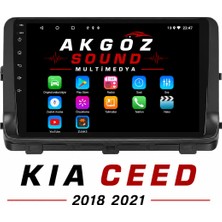 GÖZA-X Kıa Ceed 2018 2021 Multimedya Çerçevesi  9  Inç Soketleri Içinde