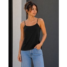 Hayalet Kadın Ip Askılı Basic T-Shirt – Regular Premium  Atlet