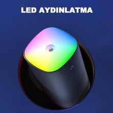 Skygo 400 ml Ultrasonik Hava Nemlendirici Ortam Nemlendirici Işıklı Hava Nemlendirici Buharlı Nemlendirici Buhar Makinesi ve Aroma Difüzörü H2O Nemlendirici Oda Nemlendirici Hava Temizleyici (Siyah)