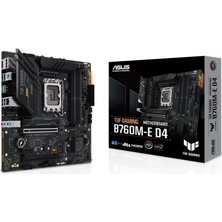 Asus Tuf Gaming B760M-E D4 Intel LGA1700 Ddr4 Micro Atx Anakart Outlet