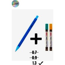 Glanart 1.3 mm Uçlu Kalem ve 2 Paket 1.3  mm Uç Seti Mikro