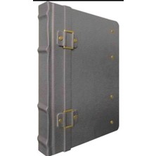 Gıpta Fırenze Özel Baskı Hediyelik Çizgisiz Deri Kapaklı Ciltli Ajanda Iplik Dikişli Defter / 17X24 cm - 160 Yaprak - Beyaz Krem Rengi