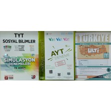 Eser Üçdörtbeş Yayınları Ayt 10’lu Edebiyat+3d Tytsosyal Bilimler+Tytdenemesi