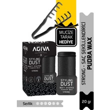 Agiva Saç Şekillendirici Pudra Wax Strong-02 Mucize Tarak Hediye