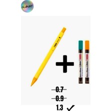 Glanart 1.3 mm Uçlu Kalem ve 2 Paket 1.3  mm Uç Seti Mikro