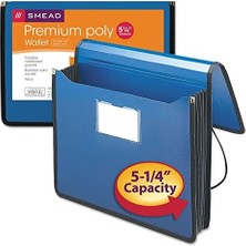Skygo Poly Premium Genişletilebilir Dosya Cüzdanı, 12,7 cm Genişletme, Harf Boyutu, Lacivert (71503)
