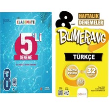 Okyanus Yayınları 8. Sınıf Classmate 5'li Deneme Tüm Dersler ve Bumerang 32’lik Haftalık Türkçe Denemeleri