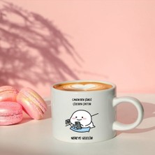 Hediye Vakti Canım Ben Şimdi Çileden Çıktım Tasarımlı Motto Tasarımlı Beyaz Kupa Bardak - Eğlenceli Mood Serisi