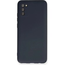 Durukar®  Samsung Galaxy A03S Kılıf Nano Içi Kadife Silikon - Lacivert