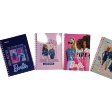 Gıpta Barbıe Spiral (A6) Karton Kapak Defter-Çizgili-( Kapak Rengi Stoktan Rastgele ! )