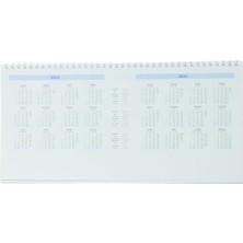 Skygo Keskin 2023 Aj-66 Haftalık Masa Ajandası, Çizgi, 16X33,5 cm